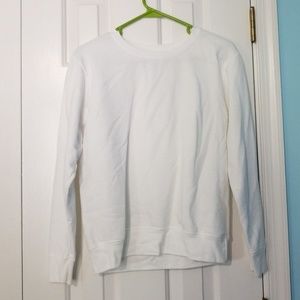 Cotton long sleeved white shirt